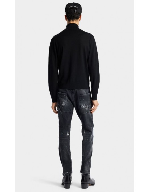 Jeans DSQUARED2, Moldy Peaches Black New Biker Jeans - S74LB1973D30046900