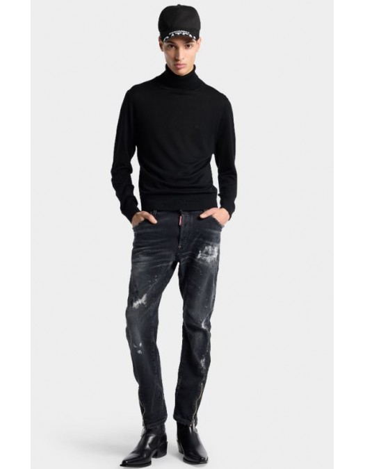 Jeans DSQUARED2, Moldy Peaches Black New Biker Jeans - S74LB1973D30046900