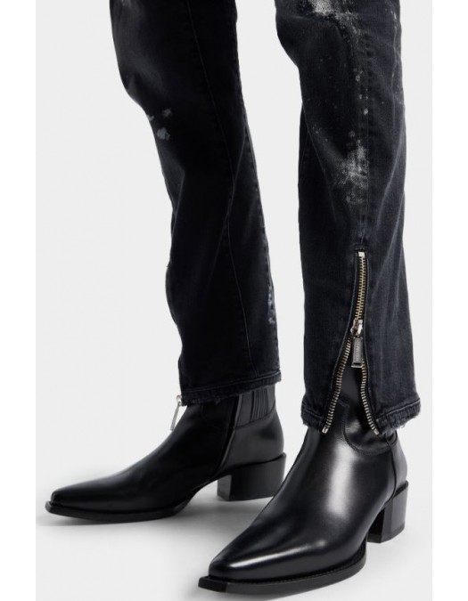 Jeans DSQUARED2, Moldy Peaches Black New Biker Jeans - S74LB1973D30046900