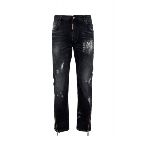 Jeans DSQUARED2, Moldy Peaches Black New Biker Jeans