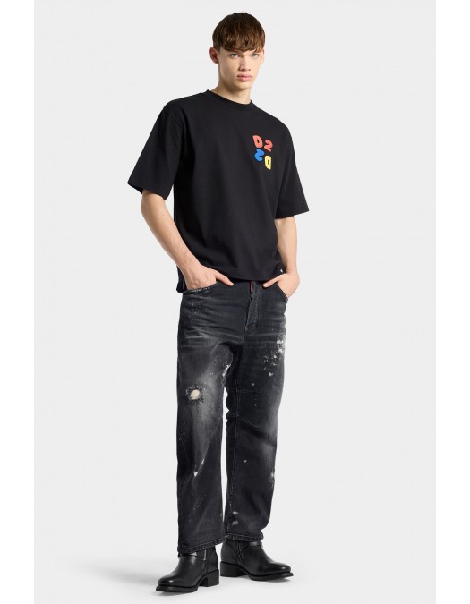 Jeans DSQUARED2, Moldy Peaches Kawaii Jeans, Negru - S74LB1974D30046900
