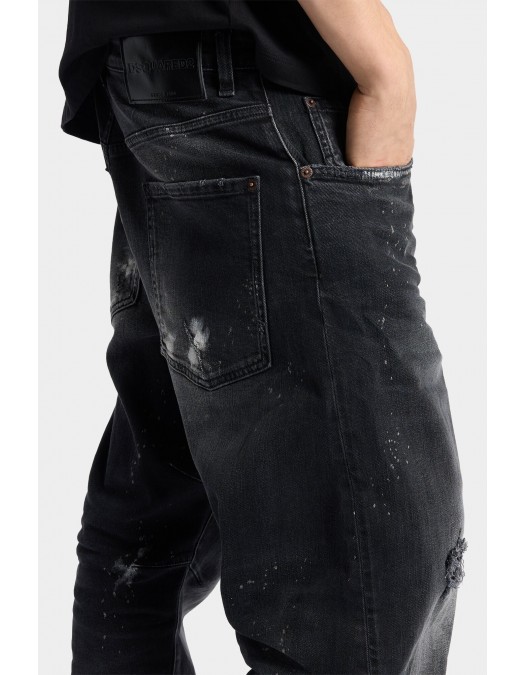Jeans DSQUARED2, Moldy Peaches Kawaii Jeans, Negru - S74LB1974D30046900