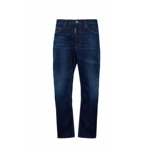 Jeans DSQUARED2, Dark Clean Bro Jeans, Bleumarin