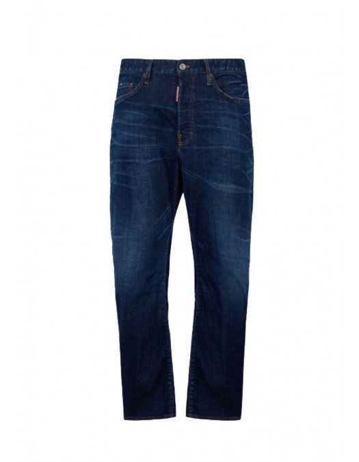Jeans DSQUARED2, Dark Clean Bro Jeans, Bleumarin - S74LB1982D30010470