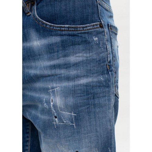 PANTALONI SCURTI DSQUARED2, Marine Fit