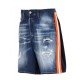 Pantaloni scurti DSQUARED2, Mix de materiale, Blue - S74MU0639S30342470