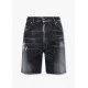 Pantaloni scurti DSQUARED2, Ciao Straight Black Denim - S74MU0774S30503900 Pantaloni scurti DSQUARED2, Ciao Straight Black Denim - S74MU0774S30503900