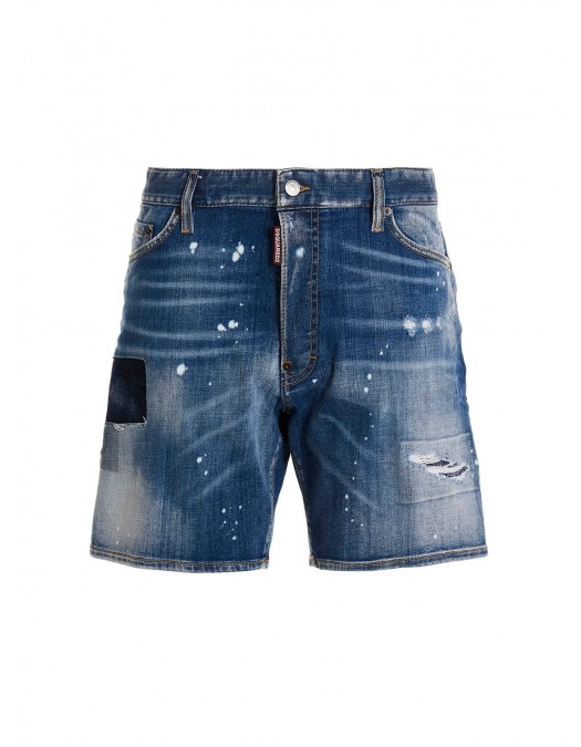 Pantaloni scurti DSQUARED2, Casual style Denin - S74MU0775S30342470 Pantaloni scurti DSQUARED2, Casual style Denin - S74MU0775S30342470