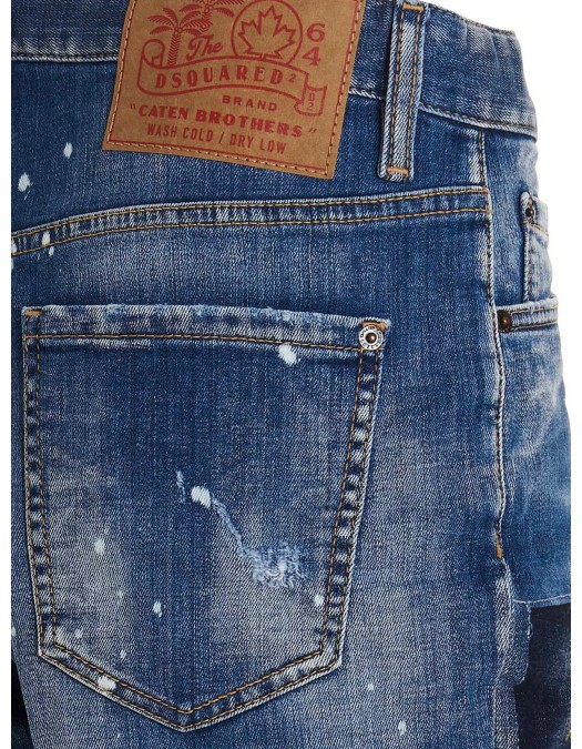 Pantaloni scurti DSQUARED2, Casual style Denin - S74MU0775S30342470 Pantaloni scurti DSQUARED2, Casual style Denin - S74MU0775S30342470