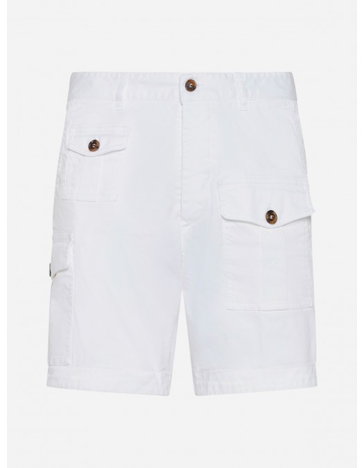 Pantaloni scurti DSQUARED2, Cargo Full White - S74MU0780S39021100