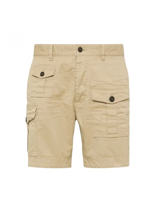 Pantaloni scurti DSQUARED2, Cargo Bej - S74MU0780S39021111