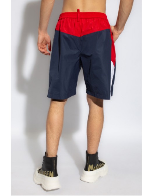 PANTALONI SCURTI DSQUARED2, 90'S URBAN ELASTIC BOXER SHORTS - S74MU0814S47858477