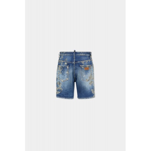 Pantaloni scurti DSQUARED2, Muffa Marine, Short Jeans Pantaloni scurti DSQUARED2, Muffa Marine, Short Jeans