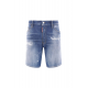 BLUGI DSQUARED2, Marine Distressed Denim Shorts, Blue - S74MU0881S30872470