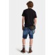 Pantaloni scurti DSQUARED2, Marine Distressed Denim Shorts, Dark Blue - S74MU0884S30664470 Pantaloni scurti DSQUARED2, Marine Distressed Denim Shorts, Dark Blue - S74MU0884S30664470