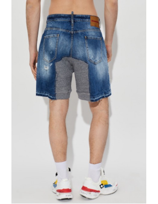 Bermude DSQUARED2, Medium Ripped Wash Hybrid Shorts - S74MU0930D30011470