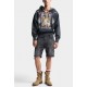 Bermude DSQUARED2, Black Fog Wash Marine Shorts - S74MU0964S30357900