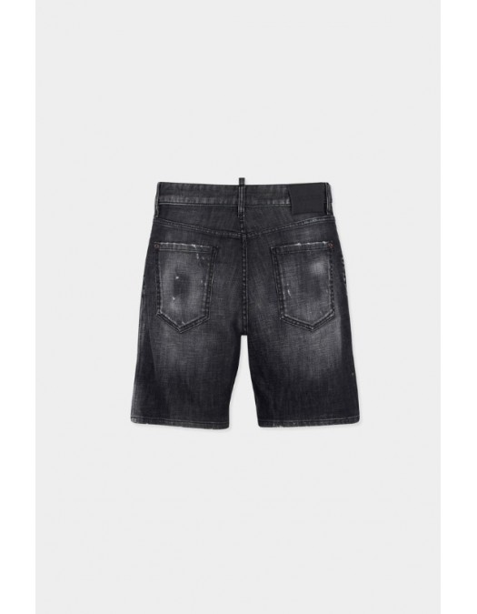 Bermude DSQUARED2, Black Fog Wash Marine Shorts - S74MU0964S30357900