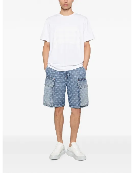 Bermude DSQUARED2, Light Wash Utility Shorts - S74MU0980D30023470
