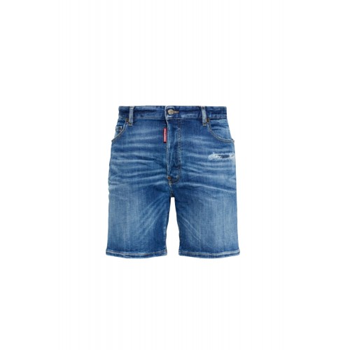 Bermude DSQUARED2, AZUL MARINO Shorts vaqueros ‘Marine’, Bleu