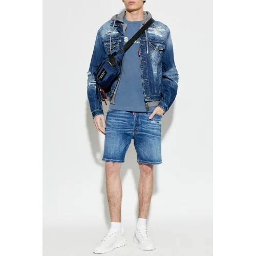 Bermude DSQUARED2, AZUL MARINO Shorts vaqueros ‘Marine’, Bleu