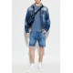 Bermude DSQUARED2, AZUL MARINO Shorts vaqueros ‘Marine’, Bleu - S74MU0990S30872470