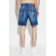 Bermude DSQUARED2, AZUL MARINO Shorts vaqueros ‘Marine’, Bleu - S74MU0990S30872470