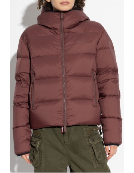 Geaca DSQUARED2,Puffer Down, Burgundy, Women - S75AM1079D35093248