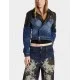 Geaca DSQUARED2, Butch Denim Hybrid Jean, Black, Blue - S75AM1106S30309470 Geaca DSQUARED2, Butch Denim Hybrid Jean, Black, Blue - S75AM1106S30309470
