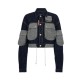 Jacheta DSQUARED2, Cropped Jean Jacket - S75AM1156D30034470