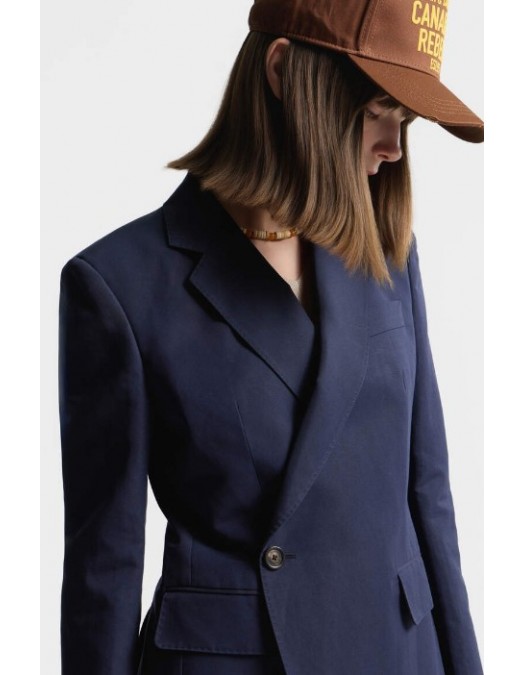 Sacou DSQUARED2, Kathy Blazer, Blue - S75BN0951D35455483