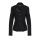 Jacheta DSQUARED2, BLACK Blazer with multiple pockets - S75BN0965D35515900