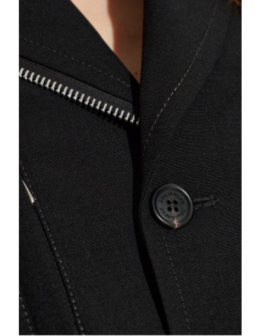 Jacheta DSQUARED2, BLACK Blazer with multiple pockets - S75BN0965D35515900