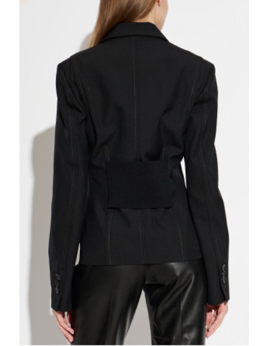 Jacheta DSQUARED2, BLACK Blazer with multiple pockets - S75BN0965D35515900