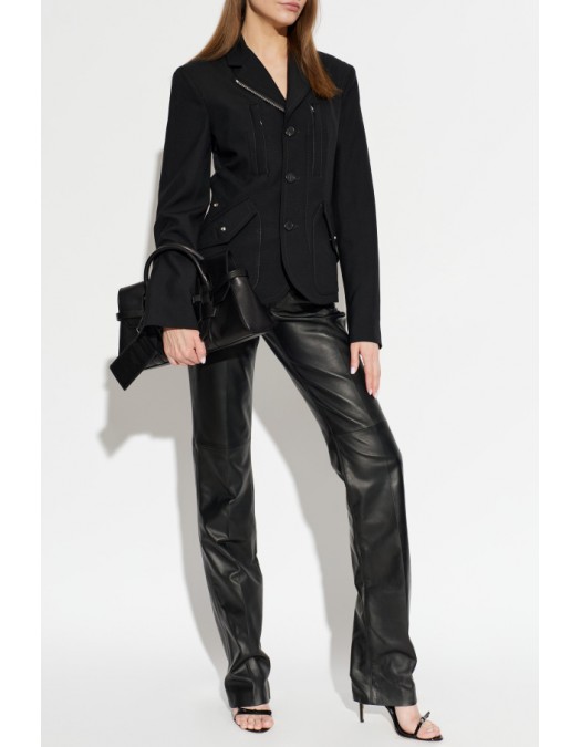 Jacheta DSQUARED2, BLACK Blazer with multiple pockets - S75BN0965D35515900