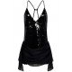 Rochie Dsquared2, SEQUINED DRAPY, Black - S75CV0647S76615900