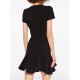 Rochie DSQUARED2, Ruffled-hem Mini, Logo Insert - S75CV0859S60567900