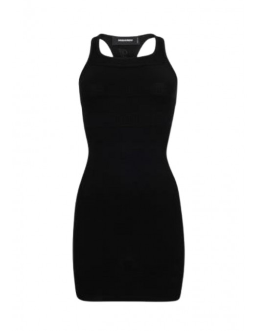 Rochie DSQUARED2, Jersy Stitch Black - S75CV0986D13198900