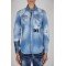 Camasa Dsquared2, Denim, D2 frontal