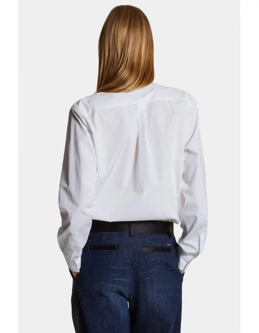 CAMASA DSQUARED2, Tuxedo, Front Plastron Detail, White - S75DL0892S35244100 CAMASA DSQUARED2, Tuxedo, Front Plastron Detail, White - S75DL0892S35244100