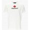 Tricou Dsquared2, Frunza rosie si logo, Alb