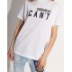 Tricou Dsquared2, Print I CAN'T frontal, Alb - S75GD0213S23009100