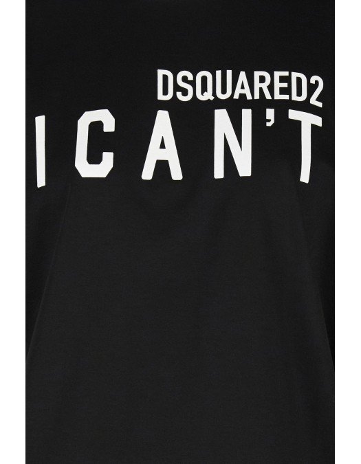 Tricou Dsquared2, Print I CAN'T frontal - S75GD0213S23009900