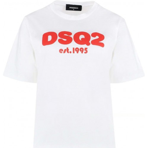 Tricou DSQUARED2, Insertie Rosie D2 Est 1995 Tricou DSQUARED2, Insertie Rosie D2 Est 1995