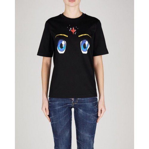 Tricou DSQUARED2, Insertie Blue Eyes, Negru