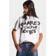 TRICOU DSQUARED2, POP 80'S EASY FIT White - POP 80'S EASY FIT