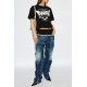 Tricou DSQUARED2, Negru, Glamour Ghoul - S75GD0418D20014900