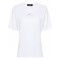 Tricou DSQUARED2, Small Front Logo, Red Details, White