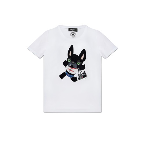 Tricou DSQUARED2, French Bulldog Print Tricou DSQUARED2, French Bulldog Print