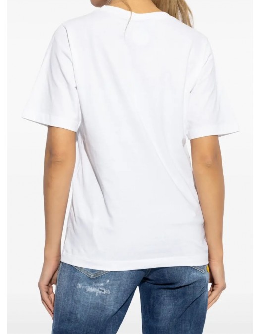 Tricou DSQUARED2, Dsquared2 T-shirt, Alb - S75GD0441S24668100 Tricou DSQUARED2, Dsquared2 T-shirt, Alb - S75GD0441S24668100